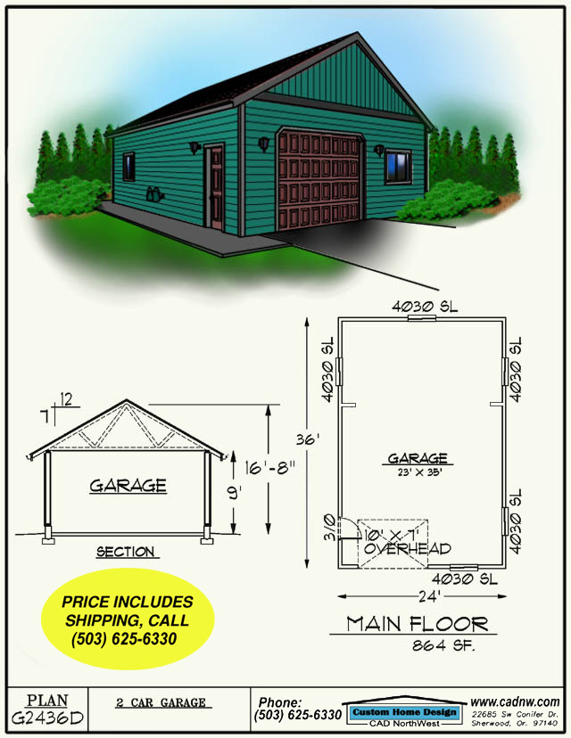 G2436D sales drawing