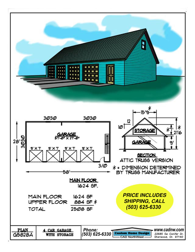 G5828A sales drawing